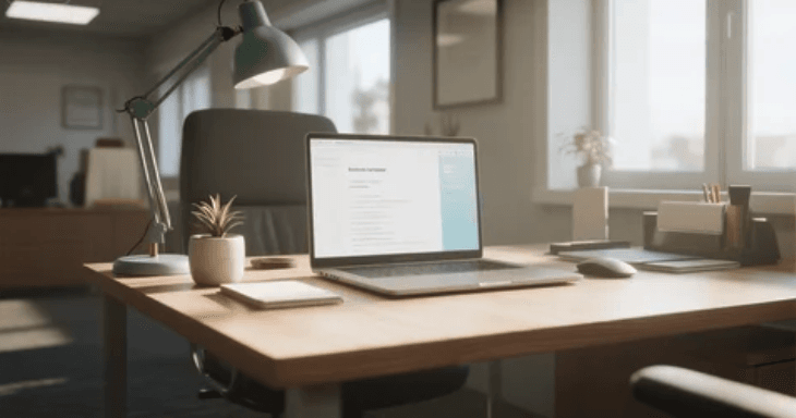 Office desk feng shui analysis hero image